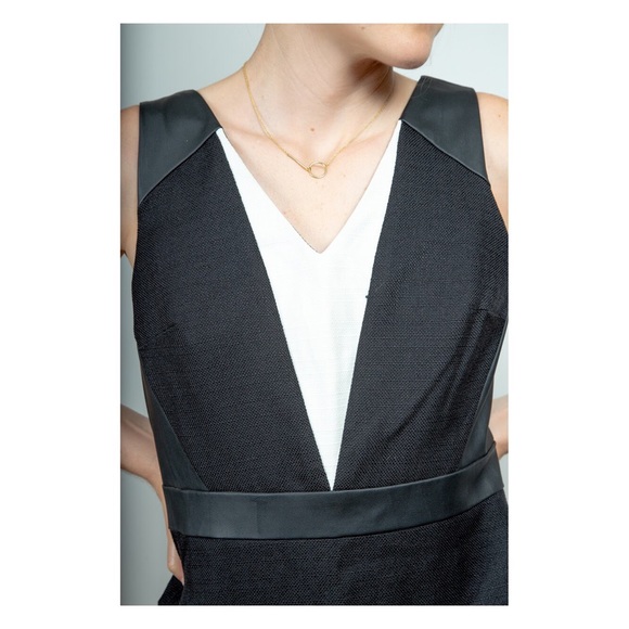 Ann Taylor Color-block Neutrals Dress - Picture 4 of 6